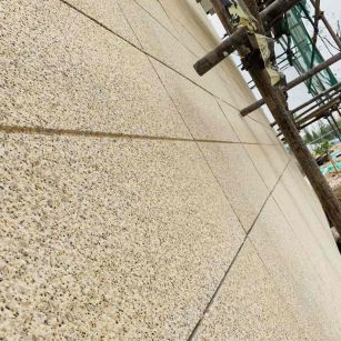 云南 黄金麻花岗岩荔枝面外墙干挂石材效果示例