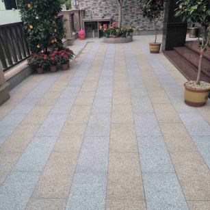 云南 黄金麻白麻荔枝面庭院铺装展示