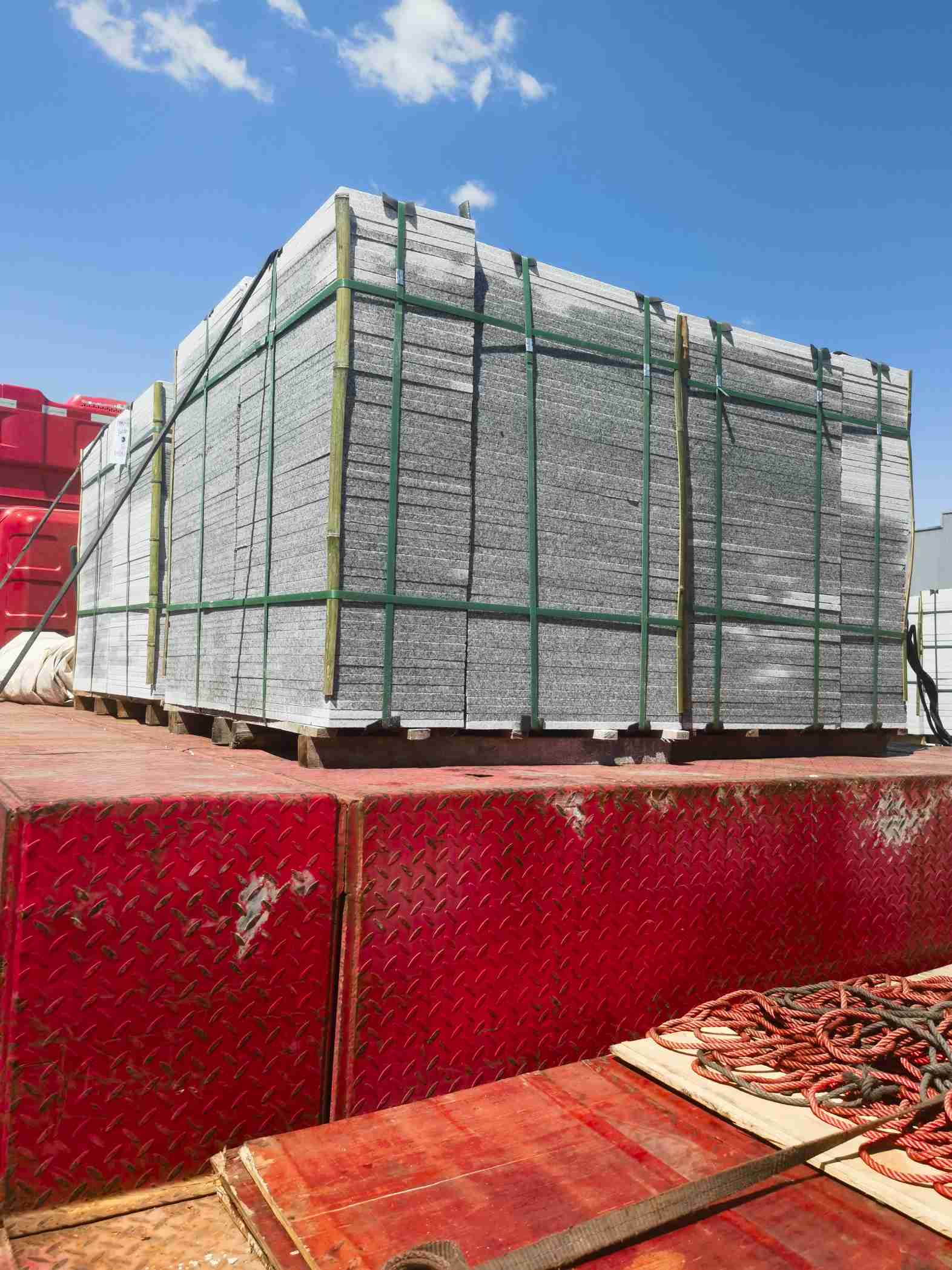 云南 芝麻白火烧规格板地铺石300*600/600*600